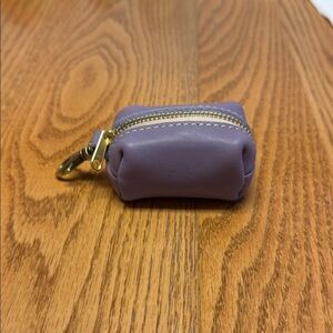 Portland leather mini dopp keychain